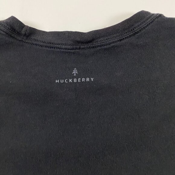 Huckberry Graphic T Shirt Mens Large Black Mountain Camping Trees Outdoors - Picture 5 of 9